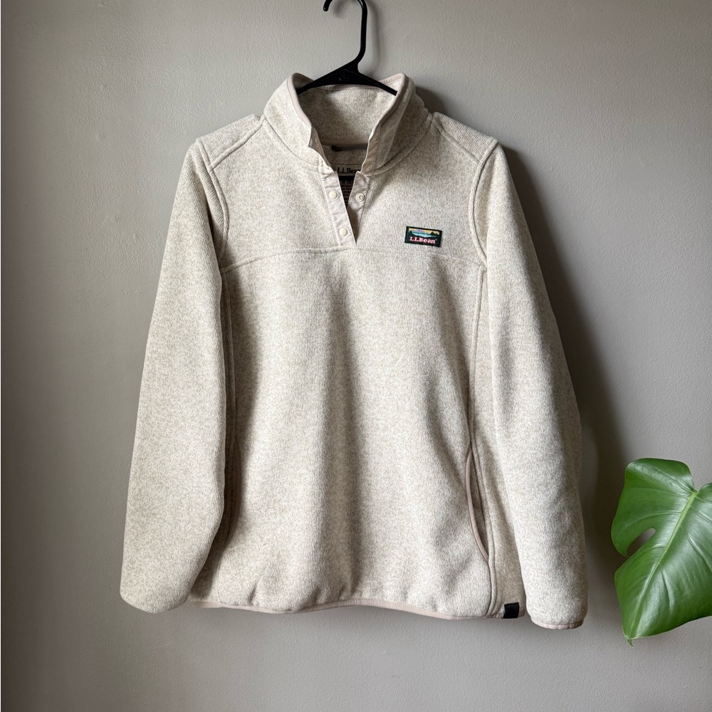 L.L. Bean Women’s Sweater Fleece Pullover - Size Medium